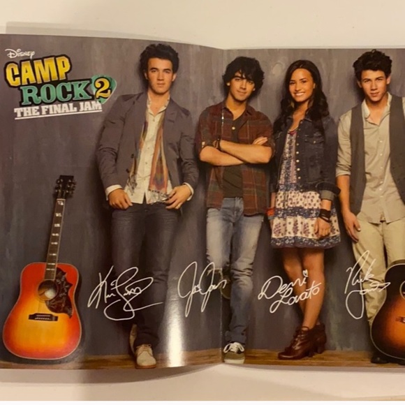 Jonas Brothers Demi Lovato Camp Rock 2 Tour Book vintage Disney item greetings - Picture 3 of 5